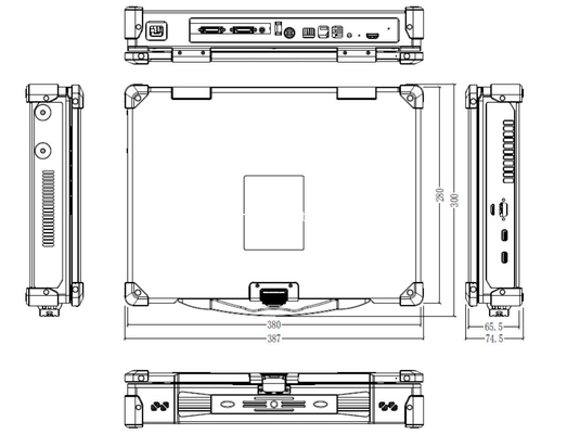 Rugged computer GTS-3TMJZ (Built-in battery) Upgraded version
